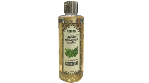 Масло массажное ароматическое Пачули (Patchouli) 200 мл, Shivalik Herbal